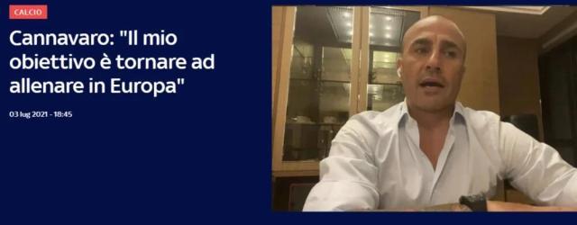 开云APP-卡纳瓦罗再谈离开中国：一年半后目标重返欧洲执教